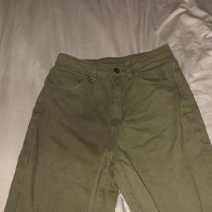 DAZY army green baggy Y2K pants